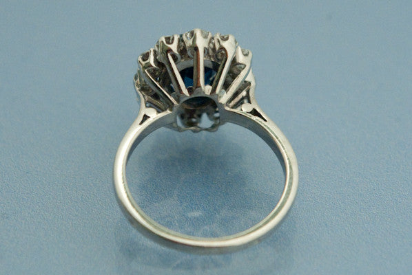 Bague Or Saphir et Diamant