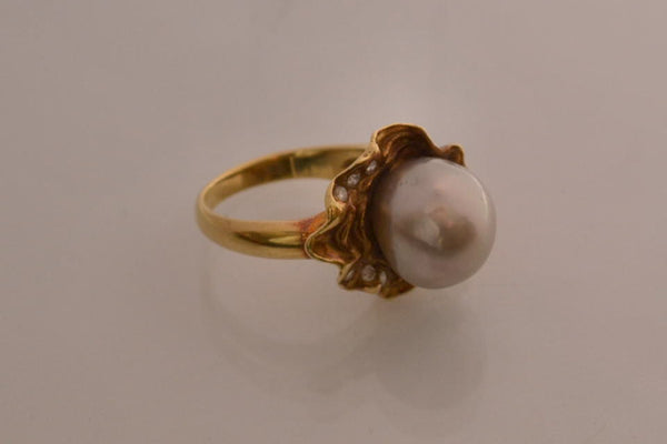 Bague Perle Baroque