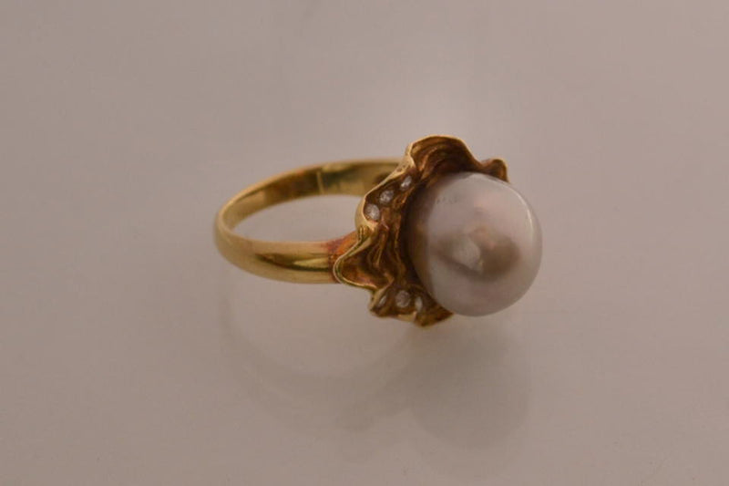 Bague Perle Baroque