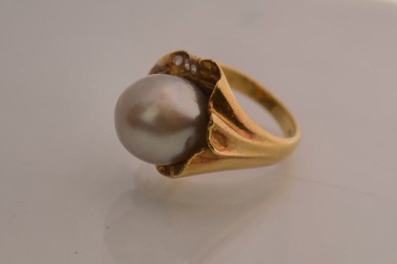 Bague Perle Baroque