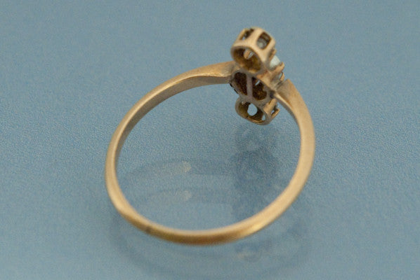 Bague Perle Fine et Diamants