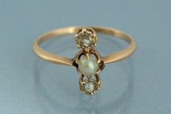 Bague Perle Fine et Diamants