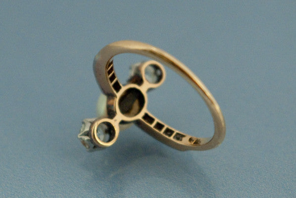 Bague Perle Fine et Diamants