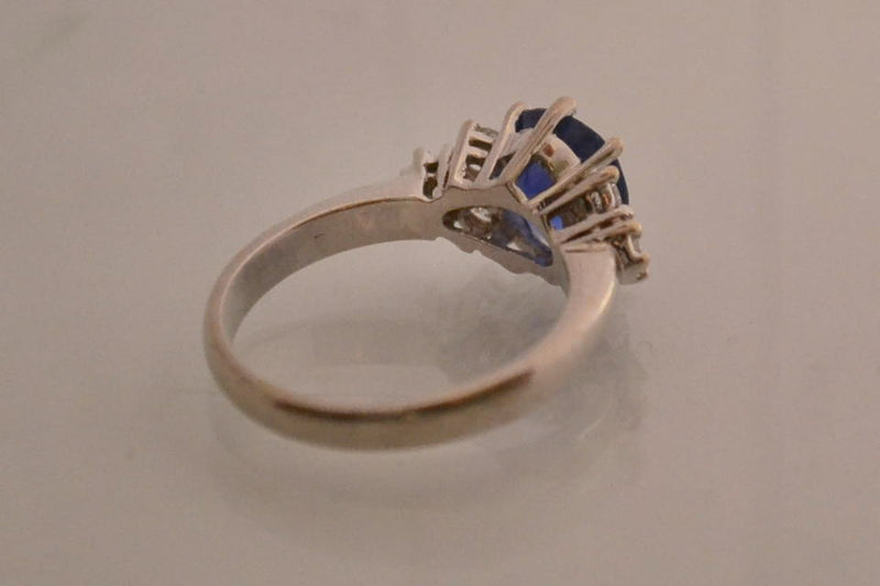 Bague Saphir Diamants