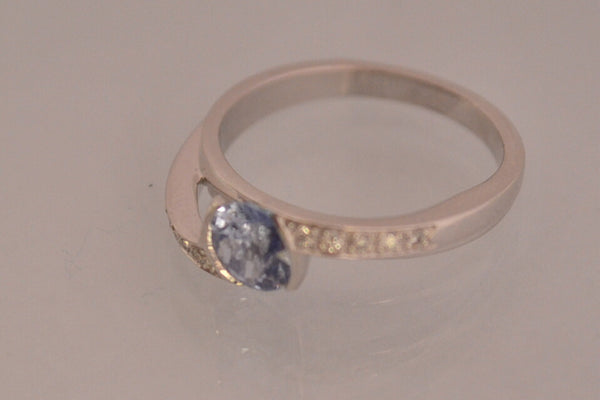 Bague Saphir diamants "Benoit joaillier"