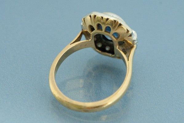 Bague Saphir et Diamant