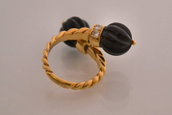 Bague Toi et Moi CHAUMET Onyx et Diamants