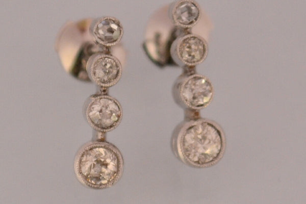 Boucle d'oreille Art déco Diamant