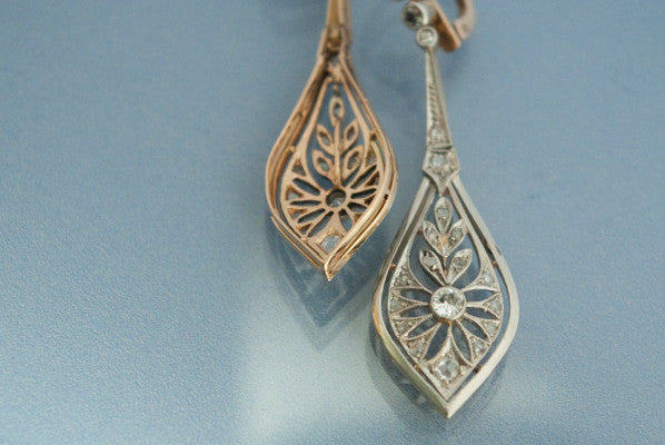Boucle d'oreille Art déco Diamant