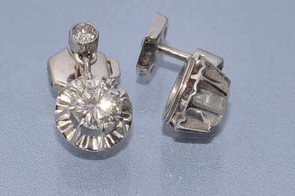 Boucles d'oreille diamants 1,2 carat