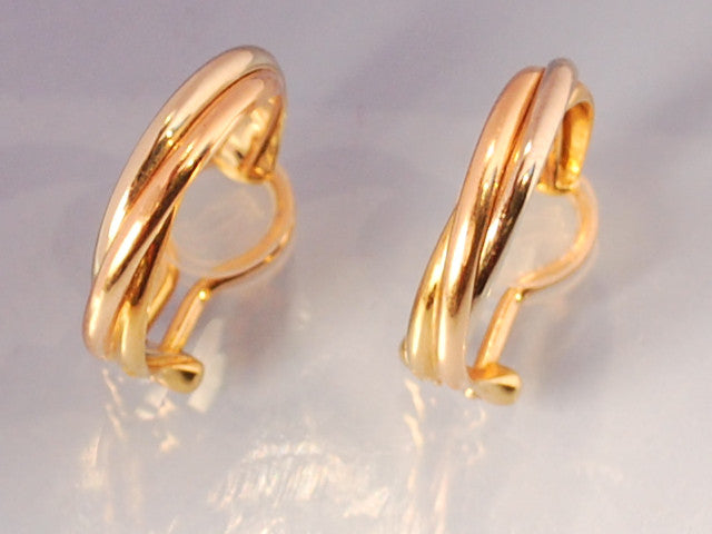 Boucles Oreille CARTIER 3 ors