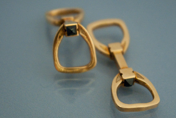 Bouton de Manchet Hermes Or