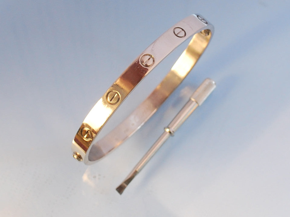 Bracelet CARTIER LOVE or jaune Benoit Joaillier