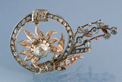 Broche 1900 Diamants