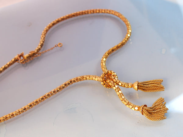 Collier art déco 1940 or rose