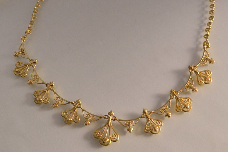 Draperie Ancienne Or Jaune 18 ct