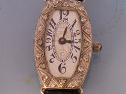 Montre ancienne platine diamants