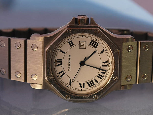 montre Cartier santos automatique