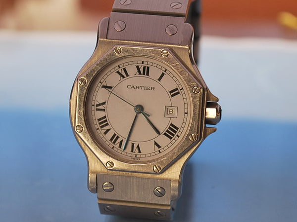 montre Cartier santos automatique