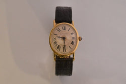 Montre Ovale Or Jaune
