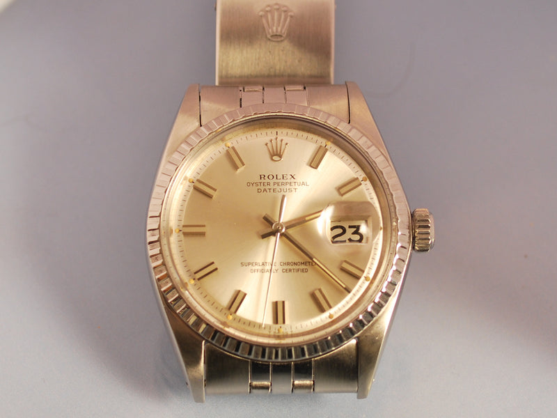 Montre Rolex Oyster Perpetual date Just Benoit Joaillier