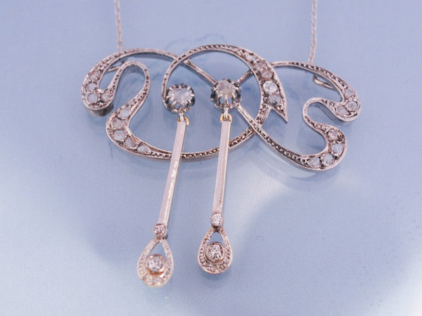Pendentif Ancien Diamants