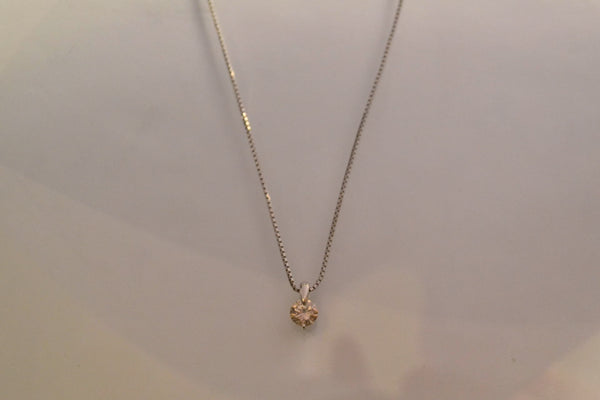 Pendentif Diamant Platine