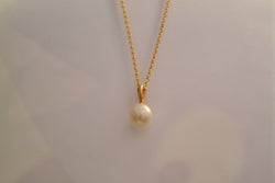 Pendentif Or Jaune Perle