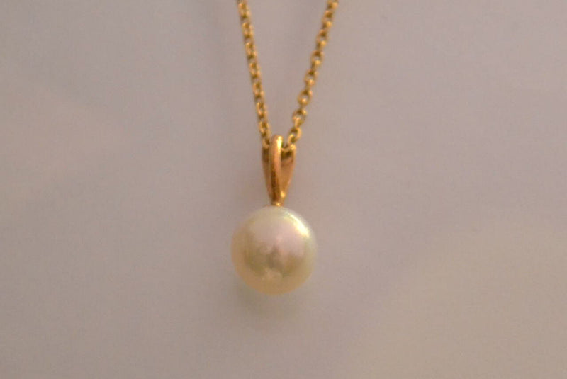 Pendentif Or Jaune Perle