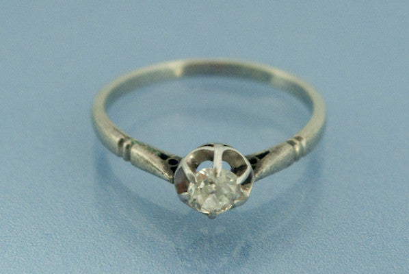 Solitaire Ancien Diamant