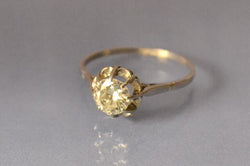 Solitaire ancien Diamant 1 carat