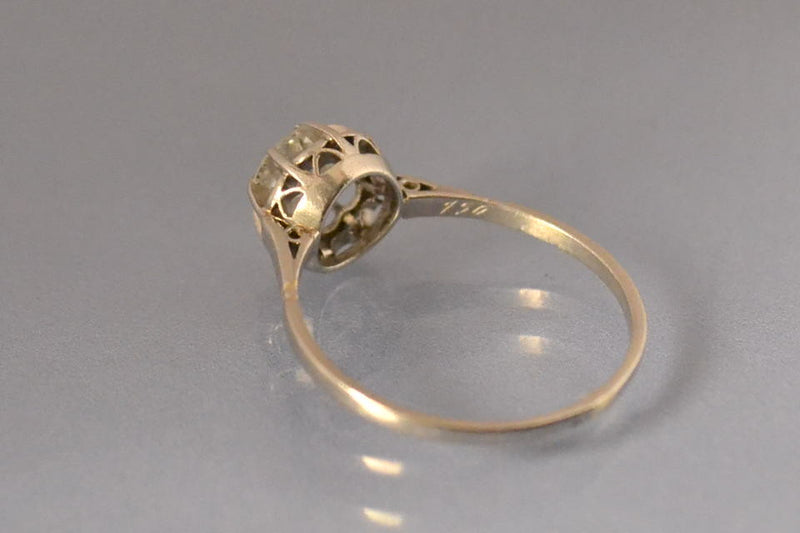 Solitaire ancien Diamant 1 carat