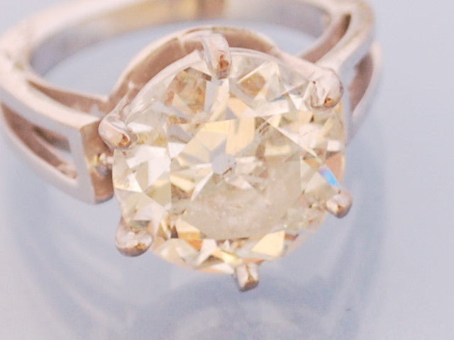 Solitaire diamant 5,95 carats