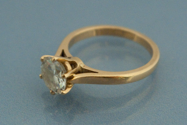 Solitaire Or Jaune et Diamant