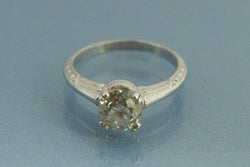 Solitaire Vintage Diamant Benoit Joaillier