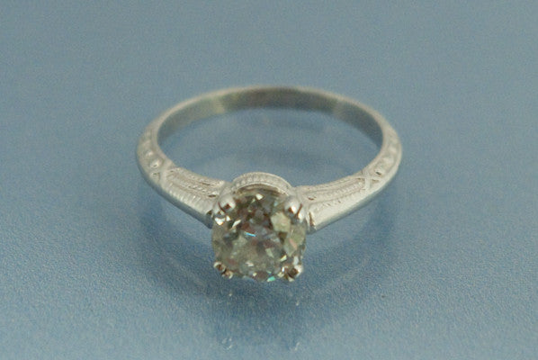 Solitaire Vintage Diamant Benoit Joaillier