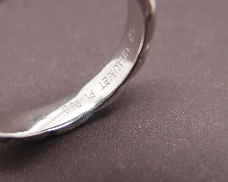 Solitare Chaumet "Torsade"platine Diamant 0.5 ct