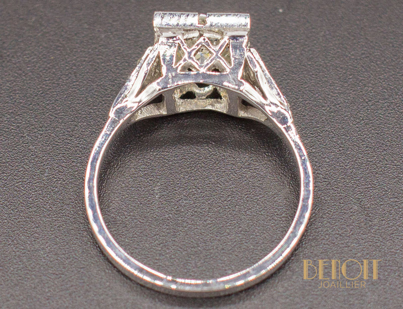 Bague Art Déco Diamant 1,20 ct